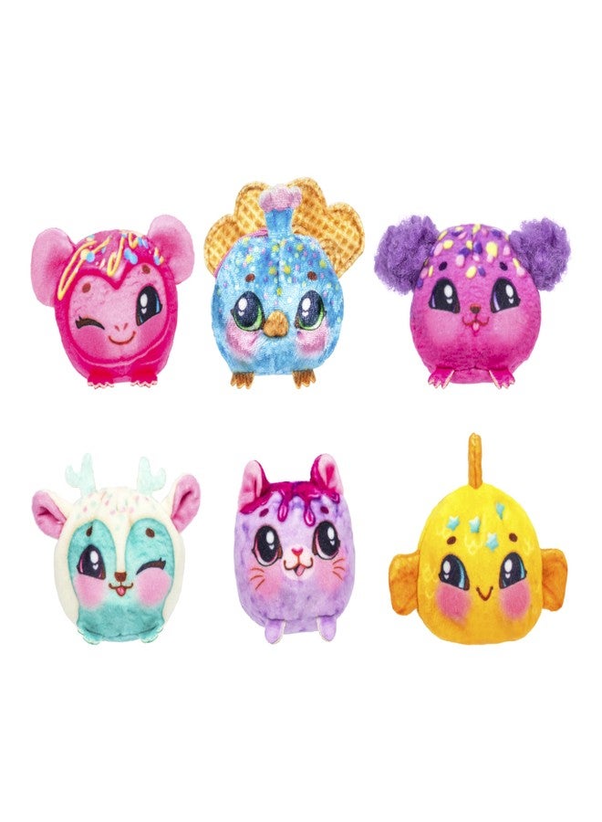 Cookeez Makery علبة تجميع آيس كريم كوكيز ميكري يوم يومز، علبة آيس كريم عملاقة تتسع لـ 36 آيس كريم يومز! تتضمن 6 دمى قطيفة حصرية بالإضافة إلى ورقة ملصقات ممتعة للتزيين واللعب والعرض والتخزين - Image 4